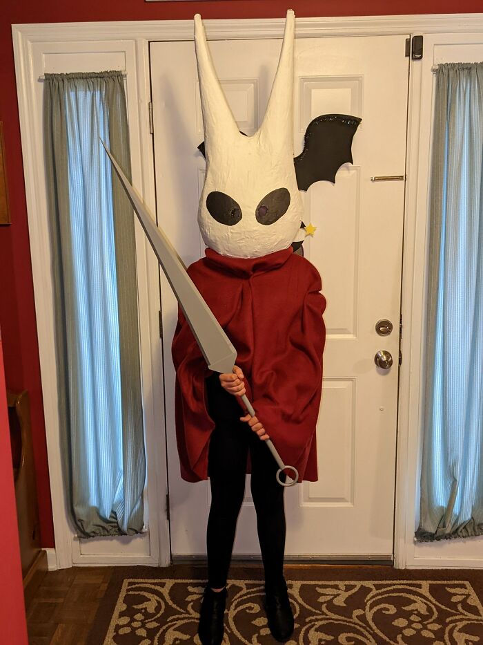 Hornet From Hollow Knight. I Couldn't Wear The Mask Out Because Obviously It Was Huge