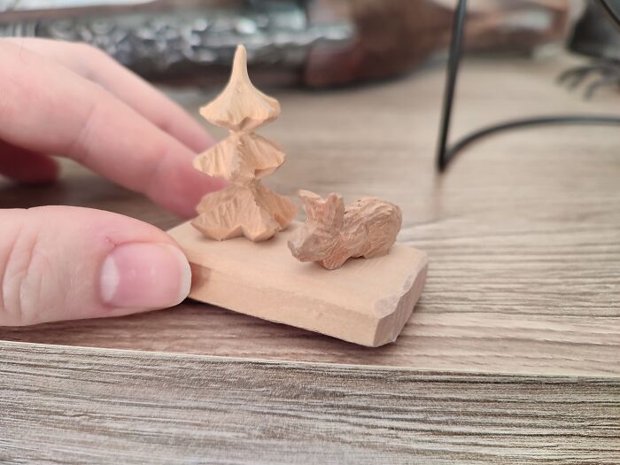 This Little Woodwork... My Grandpa An I Did Together (He Did More As I Obviously), When I Was Around Ten Years Old (22 Years Ago), He Is Dead For 6 Years Now