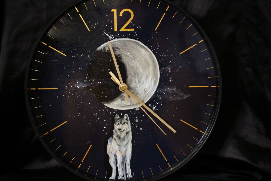 Midnight Moon Clock
