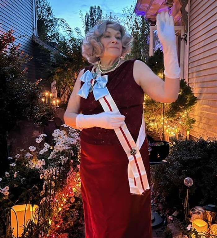 This Year, I Was The Queen! This Is Salem, So Her Majesty Gave Out Loads Of Candy!