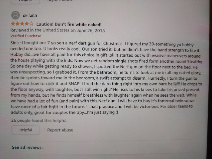 Review For A Rival Nerf Blaster On Amazon