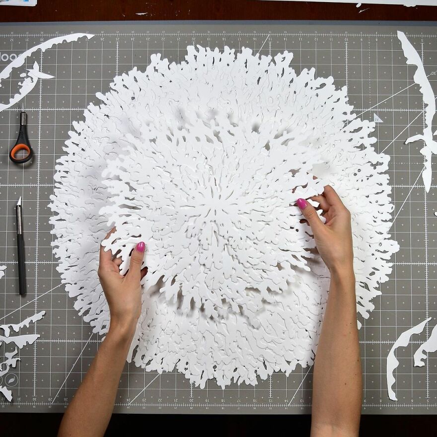 Olga Skorokhod Is A Paper Artist, And Creating These Dazzling Paper Sculptures Is Her Destiny