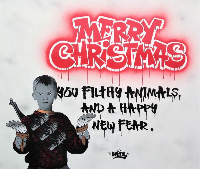 Christmas Street Art And Integration Of Street Art In The Urban Cities Christmas Street Art And Integration Of Street Art In The Urban Cities