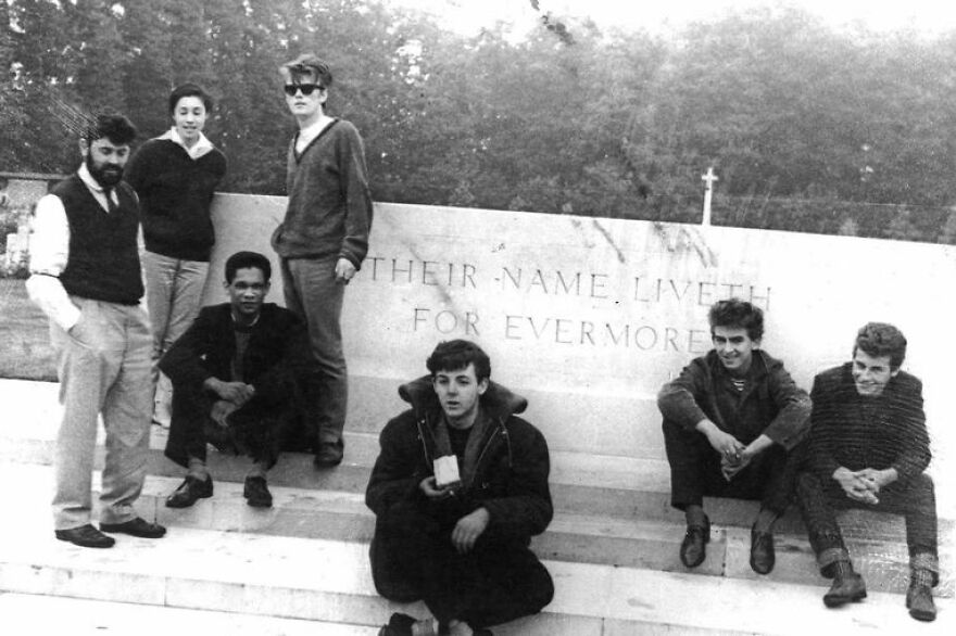 The Quarrymen In Hamburg With Pete Best And Stu Sutcliffe