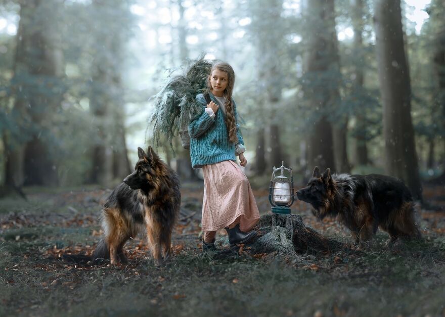 Photographer Creates Images To Highlight The Strong Bond Between Humans And Animals (44 Pics)