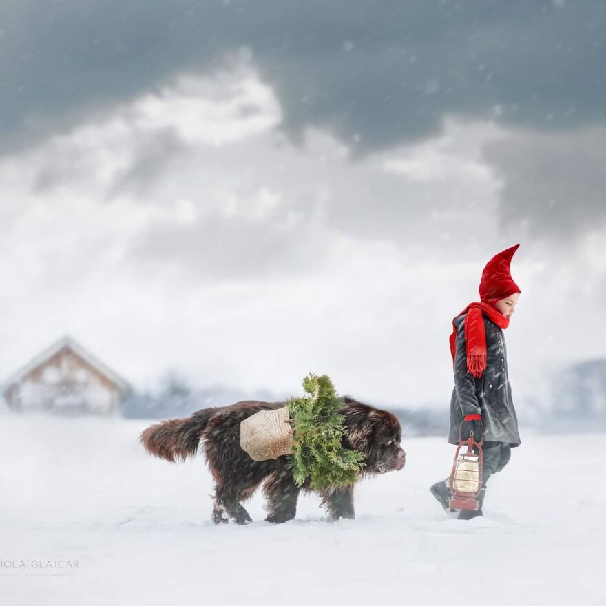 Photographer Creates Images To Highlight The Strong Bond Between Humans And Animals (44 Pics)