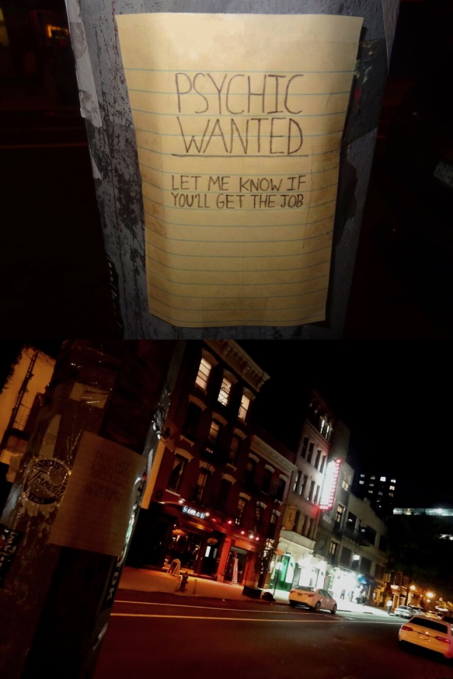 Street Artist Posts Notes All Over NYC (10 Pics)
