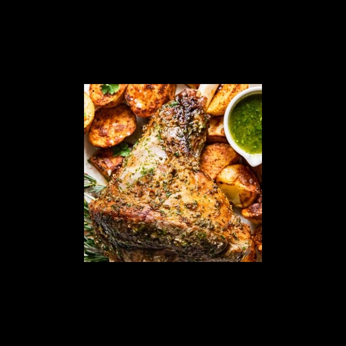 Roast Lamb With Mint Sauce, Nz