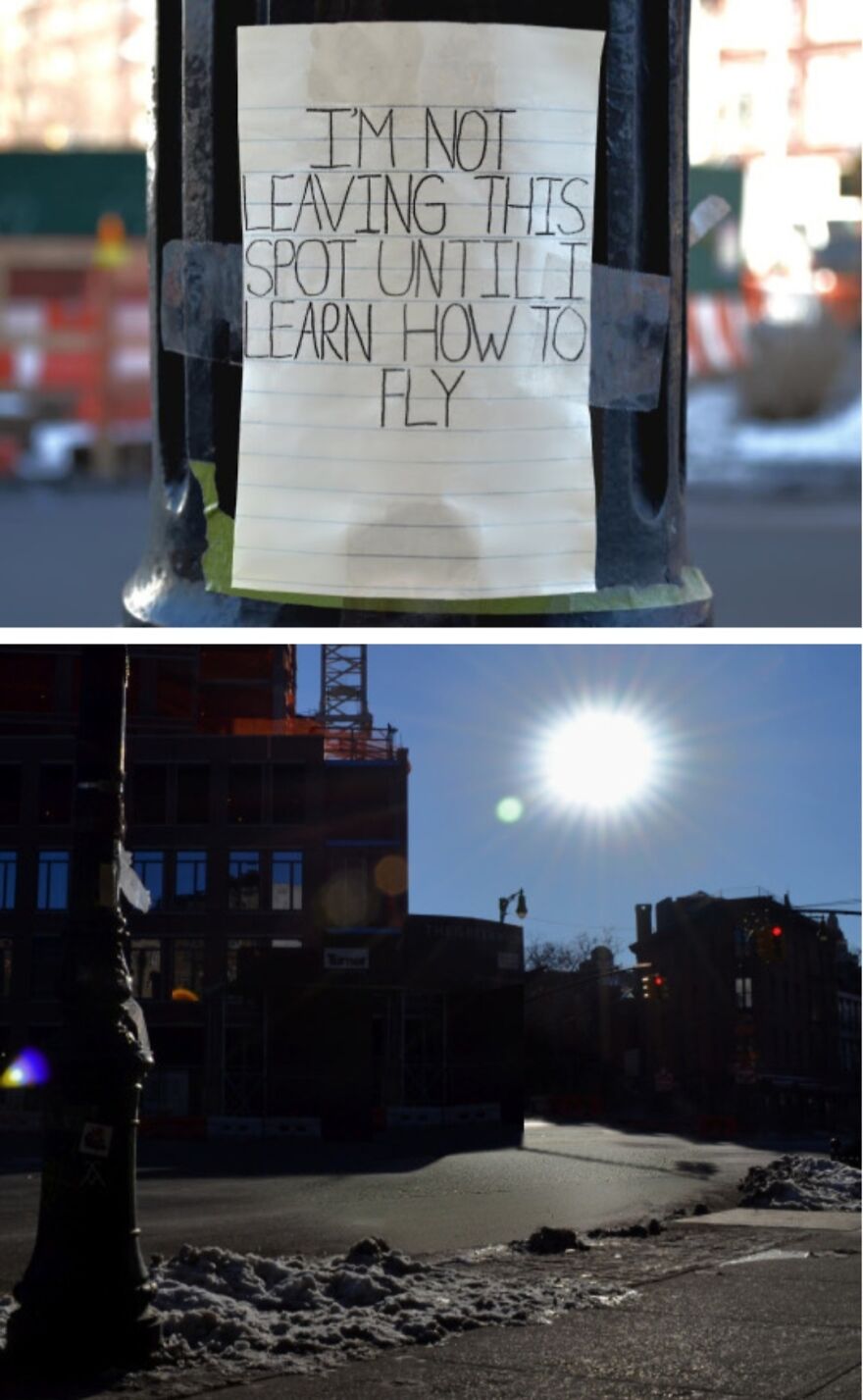 Street Artist Posts Notes All Over NYC (10 Pics)
