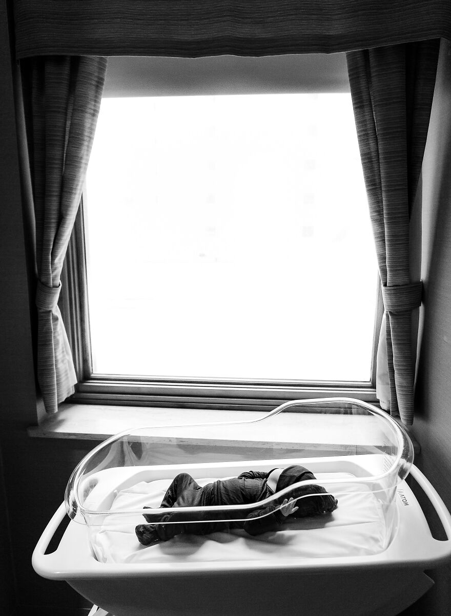 A photograph of a newborn