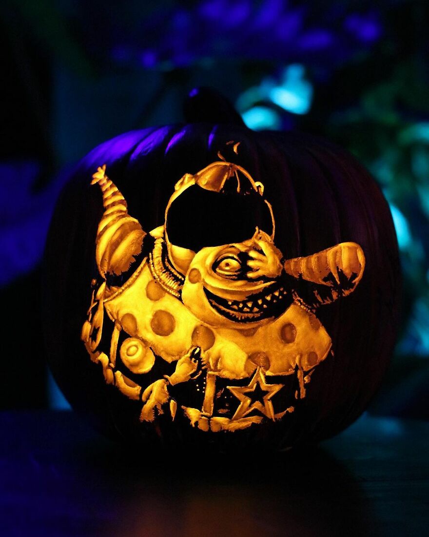 This Artist Takes Pumpkin Carving To Another Level And It's Scarily Good