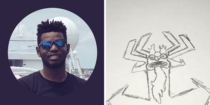 This Guy Is Trolling His Followers By Drawing Their Avatars And They Approve Of The Result