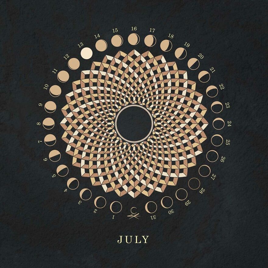 July's Moon Phases