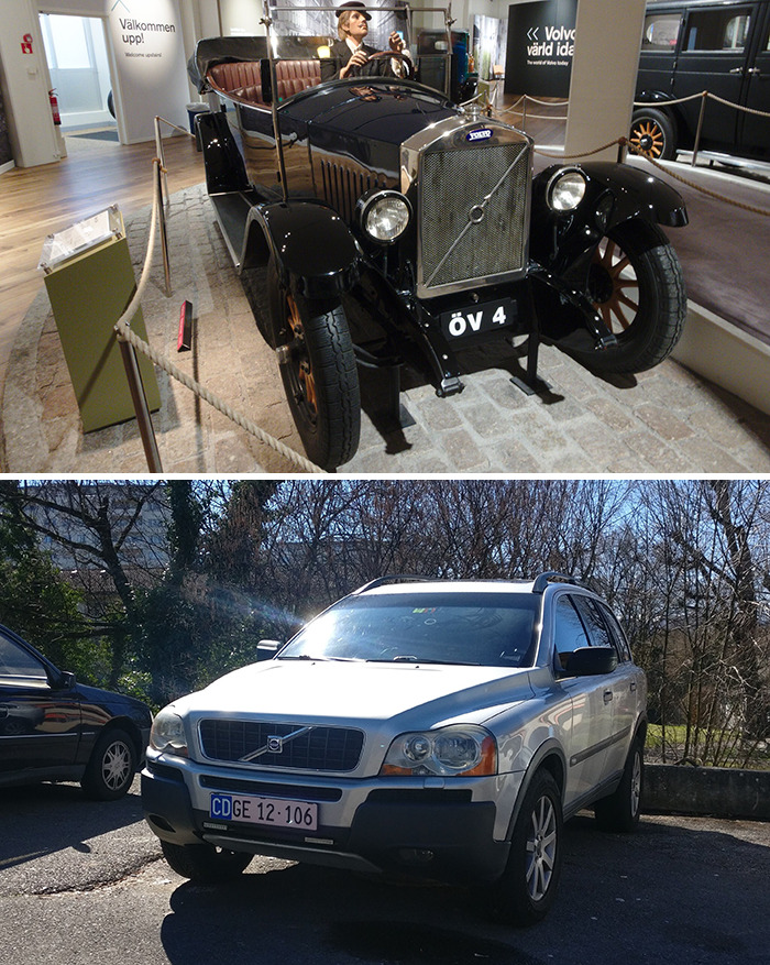 Volvo OV4 (1927) vs. Volvo XC90 (2019)