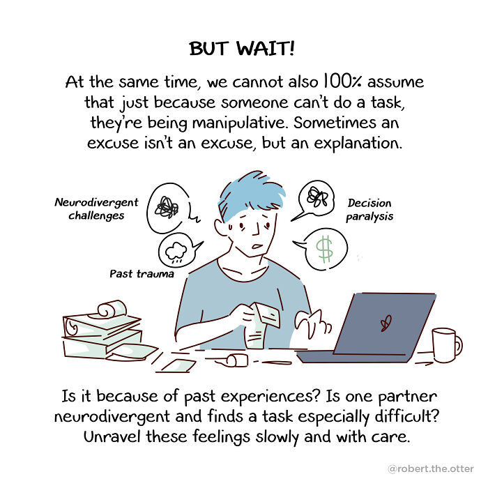 My Comic On How To Recognize And Handle Weaponized Incompetence My Comic On How To Recognize And Handle Weaponized Incompetence