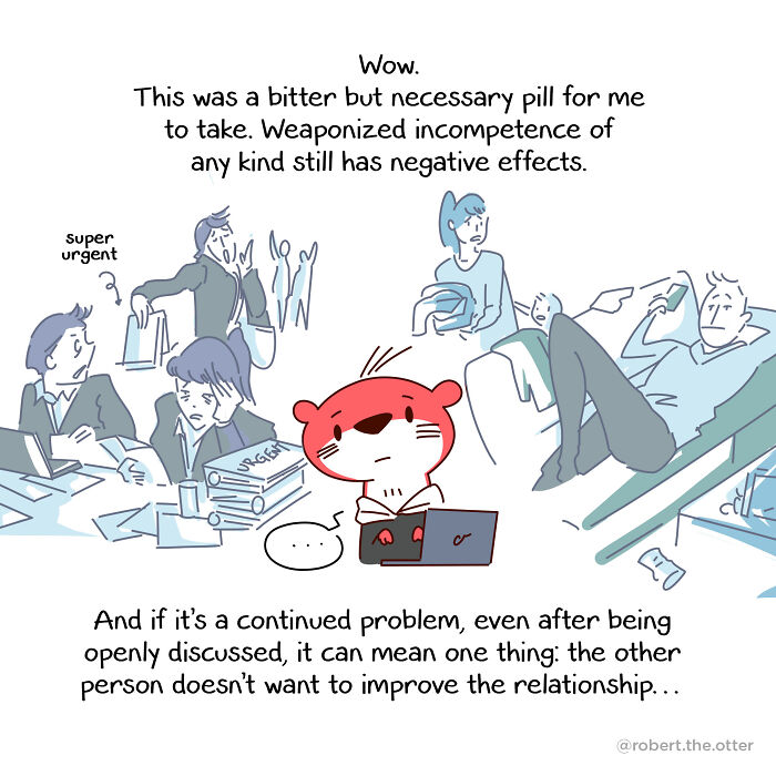 My Comic On How To Recognize And Handle Weaponized Incompetence My Comic On How To Recognize And Handle Weaponized Incompetence