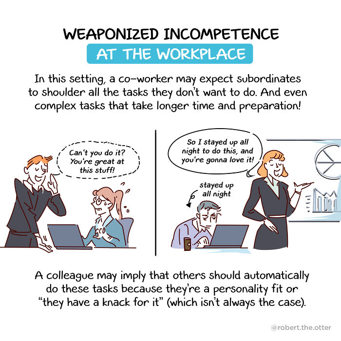 My Comic On How To Recognize And Handle Weaponized Incompetence My Comic On How To Recognize And Handle Weaponized Incompetence