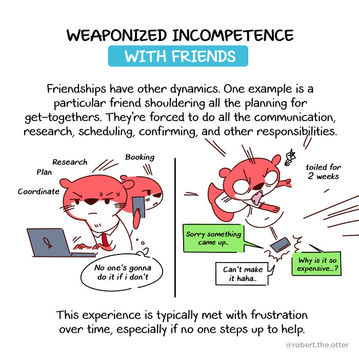 My Comic On How To Recognize And Handle Weaponized Incompetence My Comic On How To Recognize And Handle Weaponized Incompetence