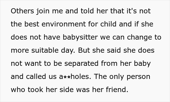 New Mom Snaps After Being Told Not To Bring Her 5-Month-Old To A Work Outing New Mom Snaps After Being Told Not To Bring Her 5-Month-Old To A Work Outing