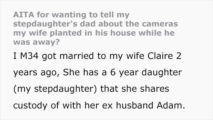 Woman Puts Secret Cameras In Ex-Husband’s Home When His New Girlfriend Moves In In Order To Protect Her Daughter Woman Puts Secret Cameras In Ex-Husband’s Home When His New Girlfriend Moves In In Order To Protect Her Daughter