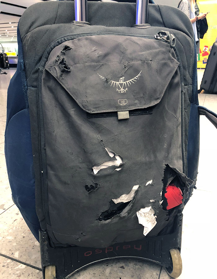 Turkish Airlines Were You Carrying A Wild Animal In The Hold, As The Amount Of Damage, You Caused To My Luggage Is Crazy