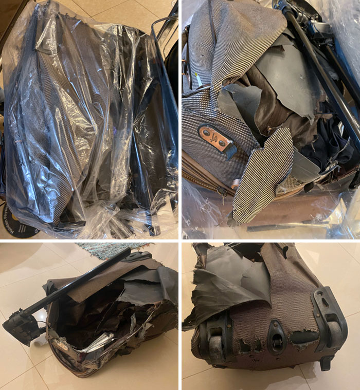 I Had A Flight With RyanAir And My Checked-In Baggage And My Things Were Completely Destroyed