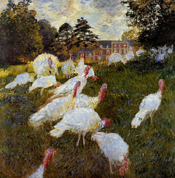 The Turkeys (1877) By Claude Monet