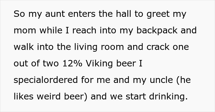 "My Aunt Sees The Can And Starts Screaming": Man Sick And Tired Of Always Having To Babysit Relatives At Family Events, Solves The Problem "My Aunt Sees The Can And Starts Screaming": Man Sick And Tired Of Always Having To Babysit Relatives At Family Events, Solves The Problem