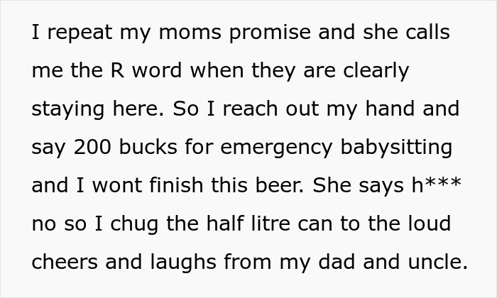 "My Aunt Sees The Can And Starts Screaming": Man Sick And Tired Of Always Having To Babysit Relatives At Family Events, Solves The Problem "My Aunt Sees The Can And Starts Screaming": Man Sick And Tired Of Always Having To Babysit Relatives At Family Events, Solves The Problem