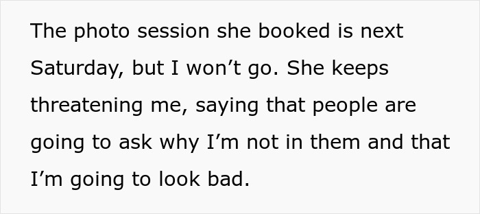 “When People Ask Why I’m Not In Our Family Pictures, I’m Going To Tell Them The Truth” “When People Ask Why I’m Not In Our Family Pictures, I’m Going To Tell Them The Truth”