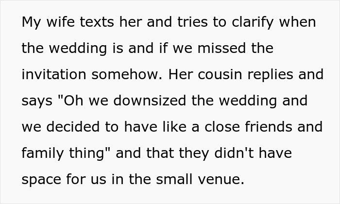 “We’ve Spent Close To $2,000 On All The Materials”: Relatives Invoice Bride After Finding Out They Weren’t Invited To The Wedding “We’ve Spent Close To $2,000 On All The Materials”: Relatives Invoice Bride After Finding Out They Weren’t Invited To The Wedding
