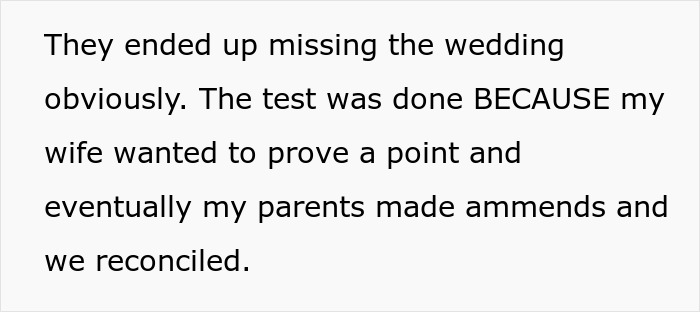 Parents Refuse To Attend Son’s Wedding Unless He Shows Them Their Grandson’s DNA Test, He Ends Up Displaying It At Home And Drama Ensues