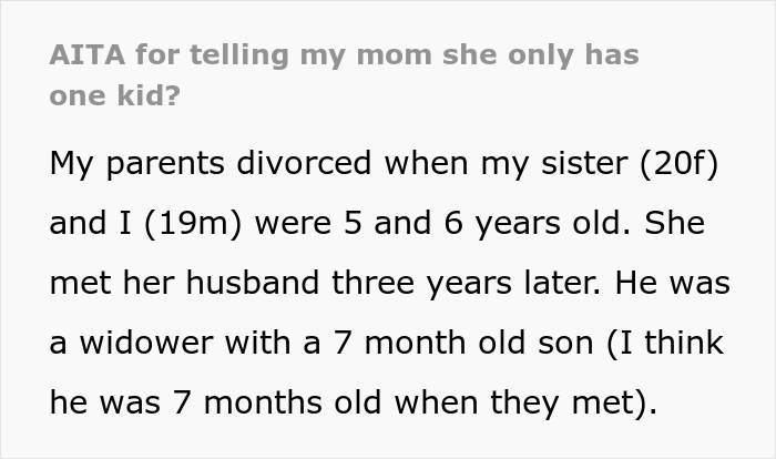 "My Sister And I Were No Longer Her Kids": Guy Finally Snaps At His Mom And Tells Her He's No Longer Her Son, Drama Ensues "My Sister And I Were No Longer Her Kids": Guy Finally Snaps At His Mom And Tells Her He's No Longer Her Son, Drama Ensues