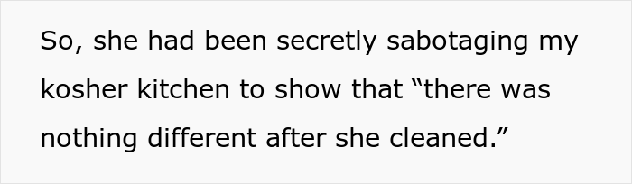 “I Took Her Key”: Mom Gets Banned From Her 24 Y.O. Daughter’s House For Purposefully “Sabotaging Her Kosher Kitchen” “I Took Her Key”: Mom Gets Banned From Her 24 Y.O. Daughter’s House For Purposefully “Sabotaging Her Kosher Kitchen”