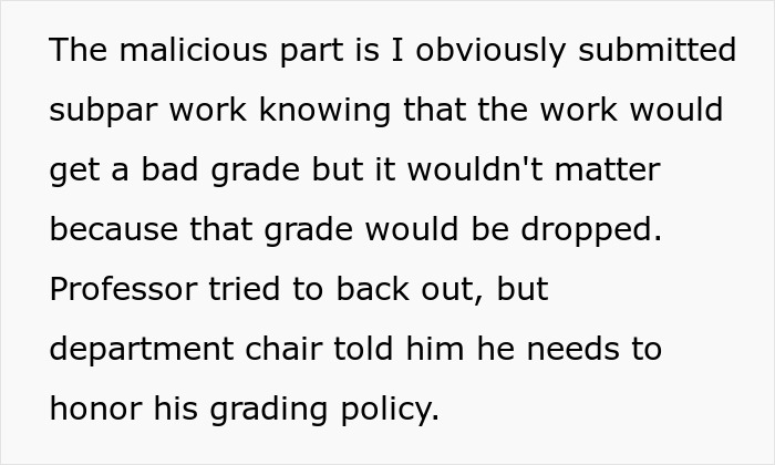 Professor Regrets His Grading System Policy After Student Maliciously Complies And Only Sends Him The Title Page For Their Assignment Professor Regrets His Grading System Policy After Student Maliciously Complies And Only Sends Him The Title Page For Their Assignment