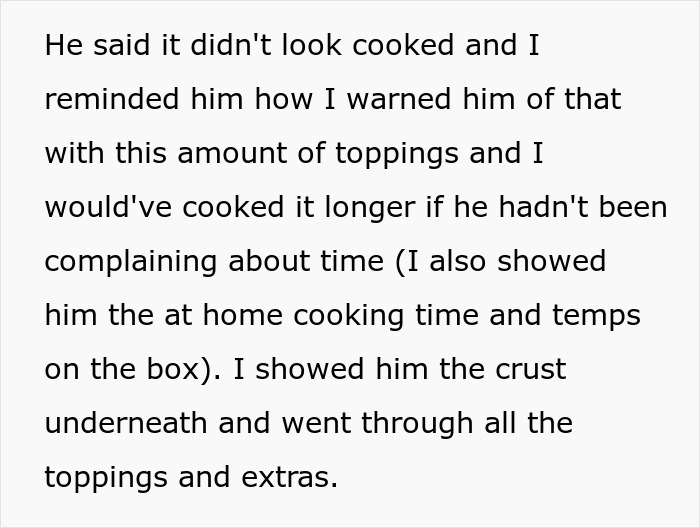 Pizza Maker Tries To Explain To Couple That They Ordered Too Many Toppings And The Pizza Won’t Cook, They Insist And The Worker Maliciously Complies Pizza Maker Tries To Explain To Couple That They Ordered Too Many Toppings And The Pizza Won’t Cook, They Insist And The Worker Maliciously Complies