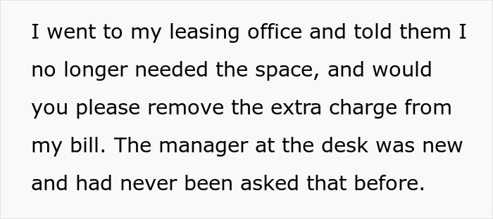 Landlord Refuses To Cancel Tenant’s Unused Parking Space Fee, Tenant Maliciously Complies And Begins To Use It To The Hilt Landlord Refuses To Cancel Tenant’s Unused Parking Space Fee, Tenant Maliciously Complies And Begins To Use It To The Hilt