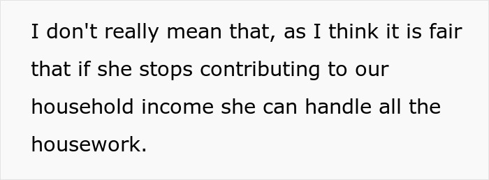 Woman Wants To Become A Stay-At-Home Mom, Husband Then Tells Her That She Would Have To Cover All The Housework While He Works, An Argument Ensues Woman Wants To Become A Stay-At-Home Mom, Husband Then Tells Her That She Would Have To Cover All The Housework While He Works, An Argument Ensues