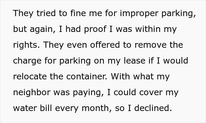 Landlord Refuses To Cancel Tenant’s Unused Parking Space Fee, Tenant Maliciously Complies And Begins To Use It To The Hilt Landlord Refuses To Cancel Tenant’s Unused Parking Space Fee, Tenant Maliciously Complies And Begins To Use It To The Hilt