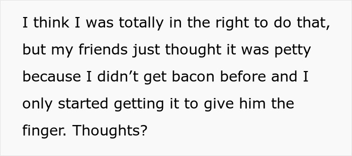 Student Has Had Enough Of His Muslim Friend Stealing His Fries, So He Orders Bacon On Them Without Telling Him Anything Student Has Had Enough Of His Muslim Friend Stealing His Fries, So He Orders Bacon On Them Without Telling Him Anything