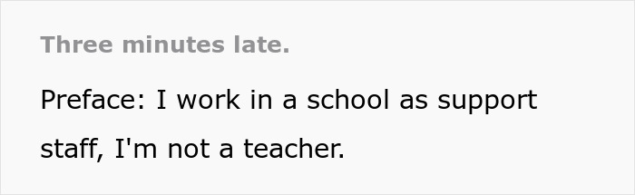 Worker Who Never Used Her Whole Break Gets Scolded For Coming 3 Minutes Late, Decides To Change The Habit Of Coming In Early Worker Who Never Used Her Whole Break Gets Scolded For Coming 3 Minutes Late, Decides To Change The Habit Of Coming In Early