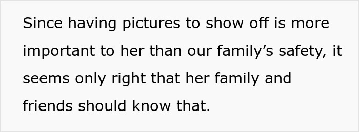 “When People Ask Why I’m Not In Our Family Pictures, I’m Going To Tell Them The Truth” “When People Ask Why I’m Not In Our Family Pictures, I’m Going To Tell Them The Truth”