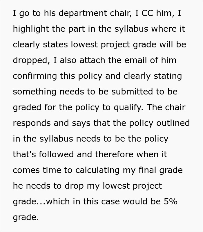 Professor Regrets His Grading System Policy After Student Maliciously Complies And Only Sends Him The Title Page For Their Assignment Professor Regrets His Grading System Policy After Student Maliciously Complies And Only Sends Him The Title Page For Their Assignment