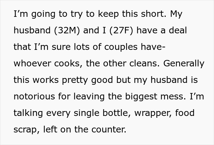 Husband Thinks His Wife’s Being Unreasonable When She Blames Him For The Mess In The Kitchen, She Then Shows Him The Proof Husband Thinks His Wife’s Being Unreasonable When She Blames Him For The Mess In The Kitchen, She Then Shows Him The Proof