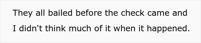 Friends Bail From Restaurant Before Check Arrives And Refuse To Pay This Woman Back For It, She Complains To The Birthday Girl's Mother Friends Bail From Restaurant Before Check Arrives And Refuse To Pay This Woman Back For It, She Complains To The Birthday Girl's Mother