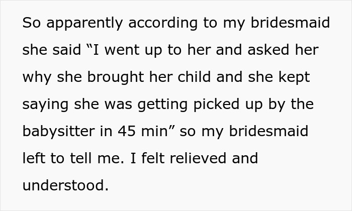 "I Strictly Said No Kids": Wedding Guest Ignores No Kids Rule, Is Offended When She's Kicked Out "I Strictly Said No Kids": Wedding Guest Ignores No Kids Rule, Is Offended When She's Kicked Out