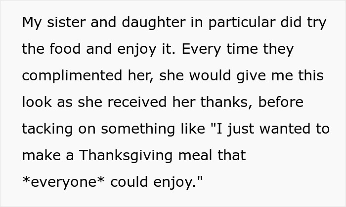 Mom “Publicly Embarrasses” Rude Vegan Daughter-In-Law At Thanksgiving