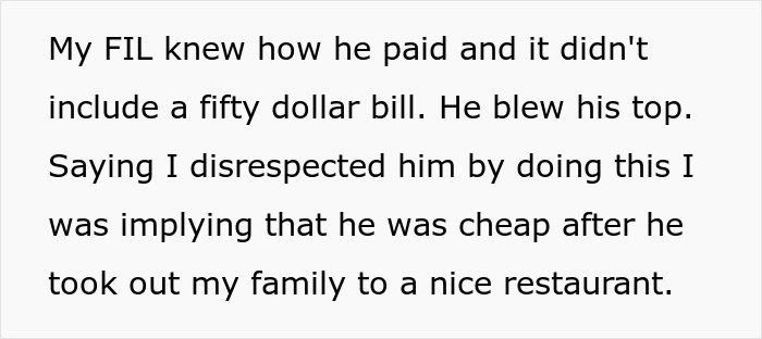 Man Blows Up After His In-Law Secretly Tips And ‘Embarrasses’ Him At A Restaurant, Family Drama Ensues Man Blows Up After His In-Law Secretly Tips And ‘Embarrasses’ Him At A Restaurant, Family Drama Ensues