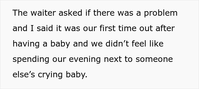 Mom Causes A Scene At A Restaurant After Overhearing That This Couple Wants To Switch Tables Due To Her Crying Baby