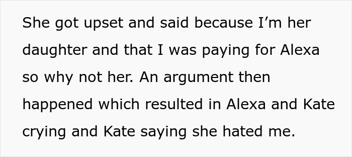 "Kate Was Absolutely Terrible In Her Teenager Years": Dad Doesn't Pay For His 23 Y.O. Daughter’s Plane Ticket But Covers The Younger Daughter’s Ticket "Kate Was Absolutely Terrible In Her Teenager Years": Dad Doesn't Pay For His 23 Y.O. Daughter’s Plane Ticket But Covers The Younger Daughter’s Ticket